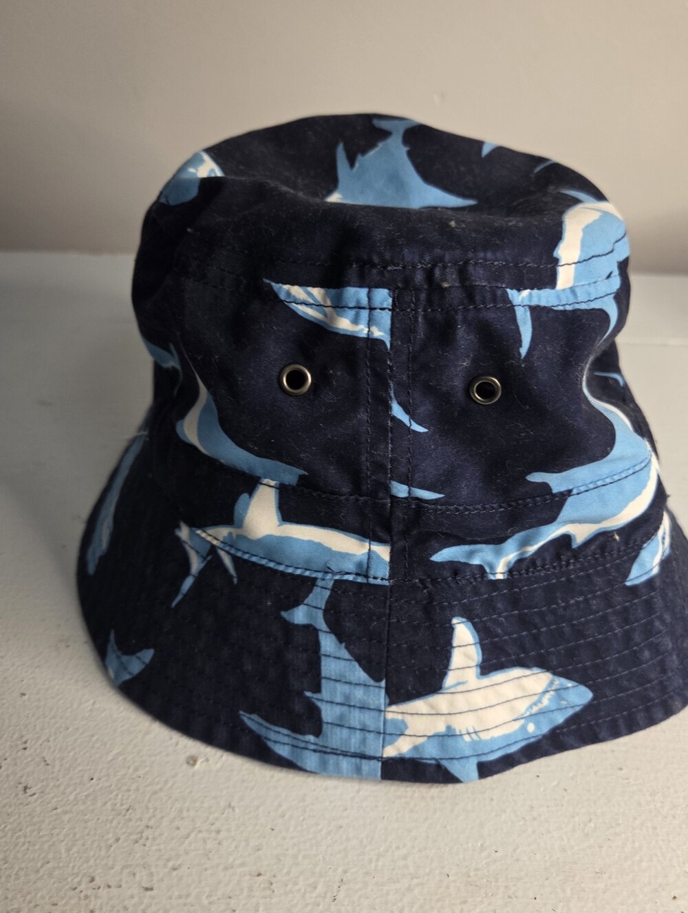 Hanna Andersson Shark Bucket Hat Youth Size Medium